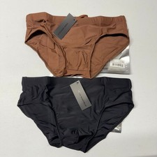 Todd Sanfield Swim Brief LOT OF 2 Mens XS Brown Black Ultradeep Pair NEW