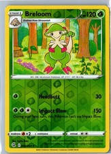 Pokemon Card - Breloom - Fusion Strike - 005/264 - Uncommon Reverse Holo - LP