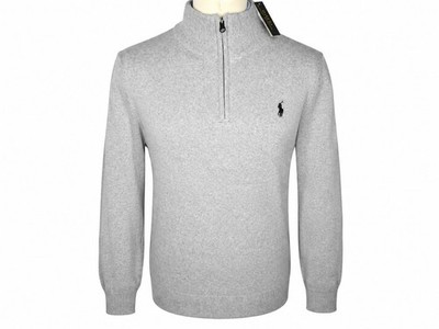 Polo Ralph Lauren Troyer Pullover Half Zip Stehkragen Cotton old money style NEU