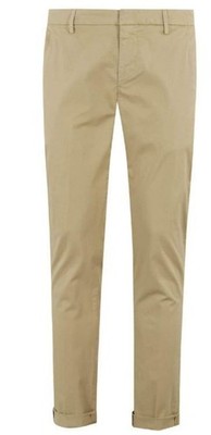 Dondup Men's Gaubert Gabardina Stretch Pants Camel Chino 32 x 30 Italy NEW