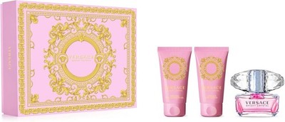 Versace Bright Crystal Geschenkset - EDT 50ML + BODY LOTION 50ML + BAD 50ML