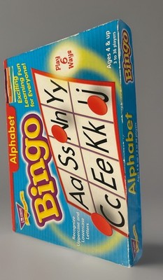   Vtg TREND Alphabet Bingo Game |Ages 4+ Complete Learning Fun pre/homeschool