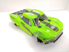 Arrma Fury Mega 1/10 2wd Short Course Truck Roller Slider Chassis w/ Body & Serv