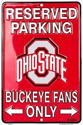 Ohio State Buckeye Bundle Pack Signs, Aluminum -Team Spirit - NCAA - football