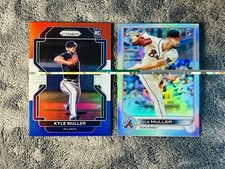 Kyle Muller 2022 Topps Chrome Silver Refractor - Prizm Red White & Blue Parallel