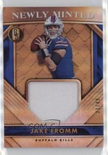 2020 Panini Gold Standard Newly Minted Memorabilia Prime 23/49 Jake Fromm 13st