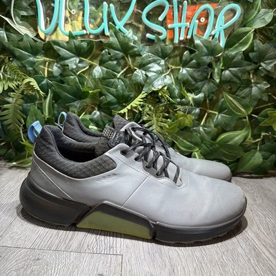 Ecco Biom H4 Golf Shoes Mens 12-12.5 EU 46 Gray Gore Tex Leather Spikeless