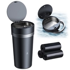 Car Garbage Bin Ashtray Dust Case Holder Click Open Cover Car Trash Can 506ml Car Garbage Bin Ashtray Dust Case Holder Click Open Cover Car Trash Can 506ml