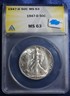 1947 D WALKING LIBERTY HALF DOLLAR ANACS MS 63 Denver Liberty Walking