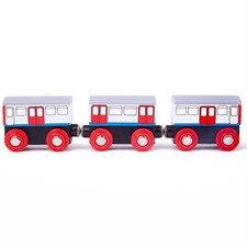 Tidlo Wooden Underground Train, Wooden Train Set Accessories