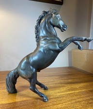Metal Copy of a Breyer Fighting Stallion - Full Size - Souvenir of Black Lake