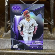 2026 Topps Chrome Black #127 Corbin Carroll Purple Refractor /75 Diamondbacks 🔥