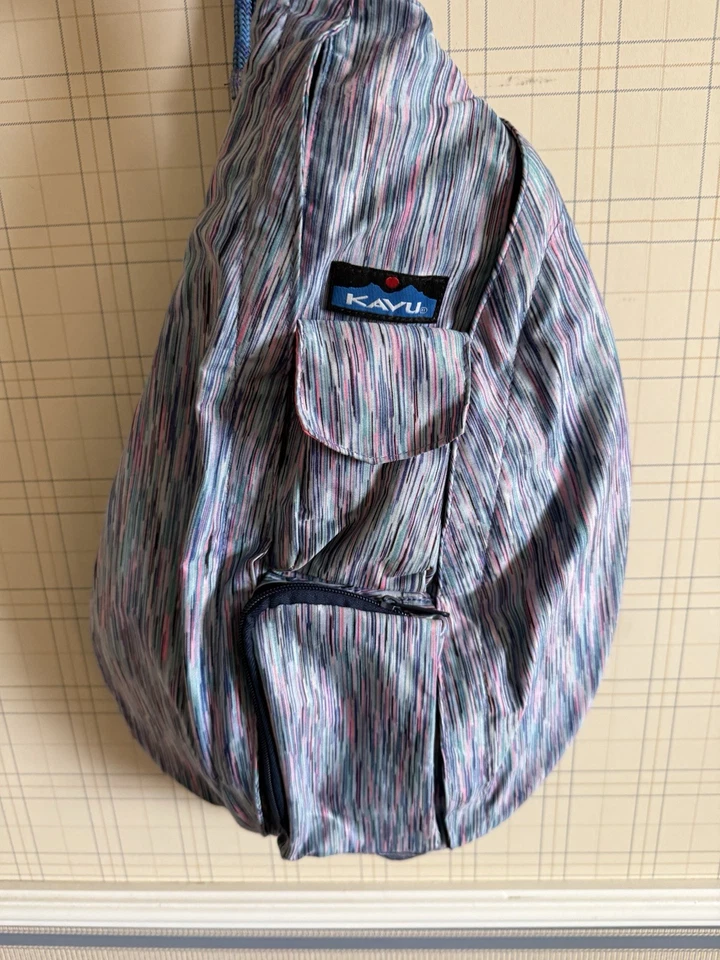 Bolso Bandolera Kavu Cuerda Mochila Estampado Multicolor Exterior Senderismo Bolsa Foto 4 de 4