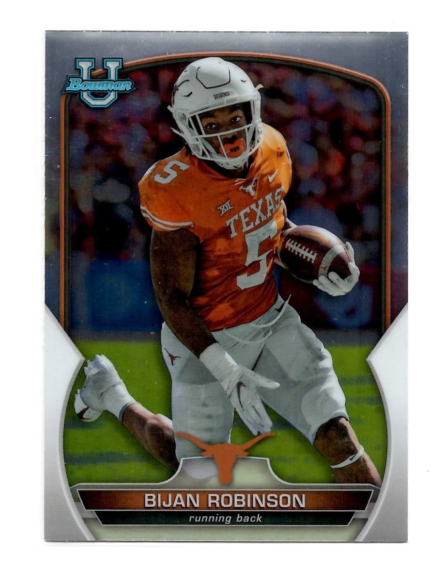 Bijan Robinson 2022 Bowman University Chrome #70