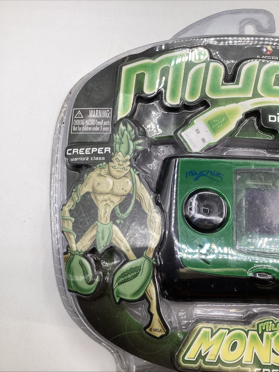 MIUCHIZ Monsterz Creeper Green Handheld Game by MGA Entertainment