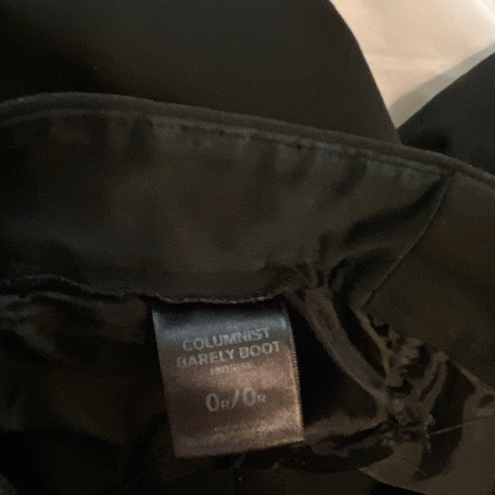 Express Columnist Barely Boot Black Flat Front Bo… - image 6