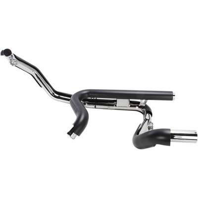 Cobra Dual Bung Powerport Dual Headpipes - Black 6253DBRB1
