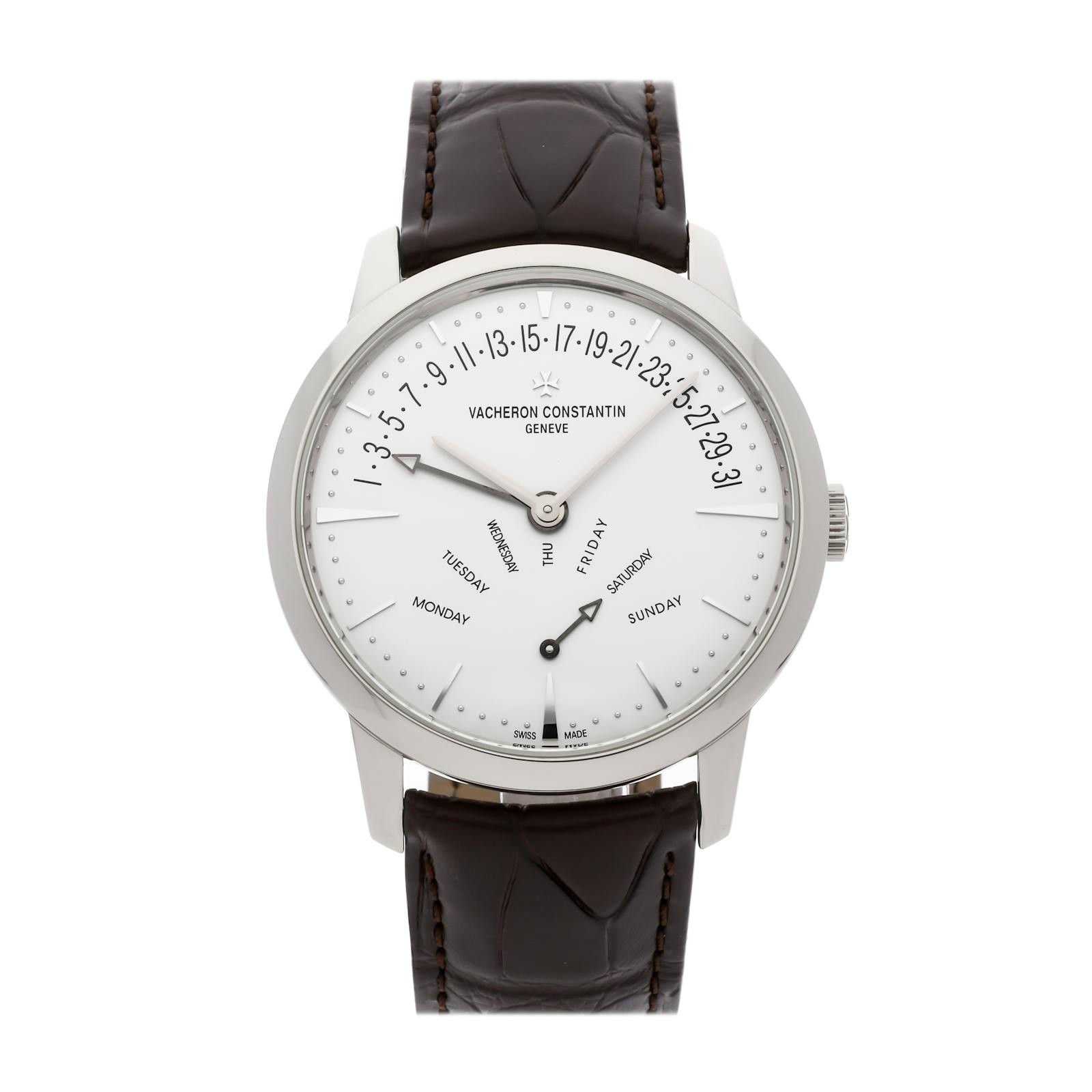 Vacheron Constantin Patrimony Retrograde Day-Date White Gold 4000U/000G-B112