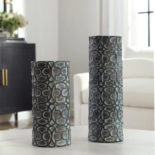 Uttermost 18098 Baltra 17.75 X 6 inch Vases, Set of 2 - Picture 3 of 4