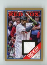 2023 Topps David Ortiz 1988 Baseball 35th Anniversary Relics Gold /50