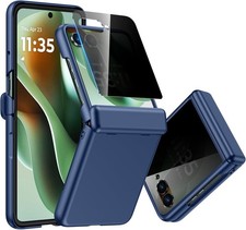 Motorola Razr Ultra 2025 Case, Built-in Privacy Screen Protector  Hinge Protect