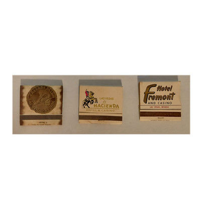 Vintage Las Vegas Matchbooks   Caesars, Hacienda, Fremont (3)