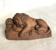 Vintage Lion of Lucerne-Switzerland-Swiss Gua...