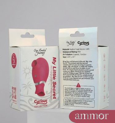 My Little Secret Dual Action Air Suction Mini Massager (Pink)