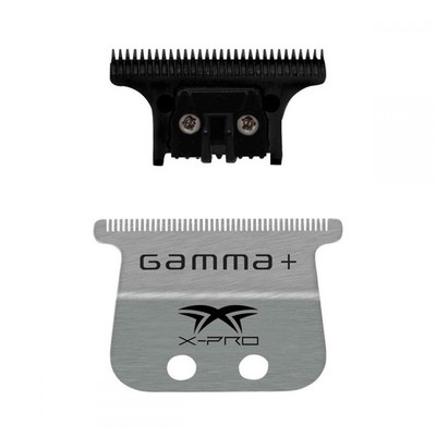 GAMMA CYBORG Stainless  X-Pro Wide Trimmer Blade w/ THE ONE CUTTER SC528SB