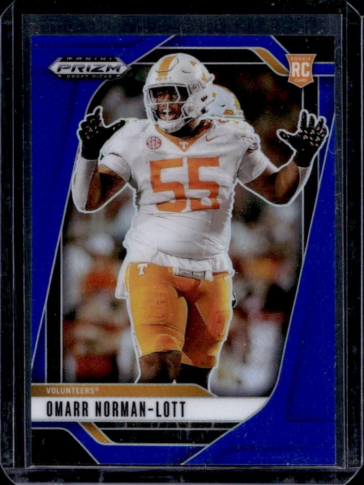 Omarr Norman-Lott Panini Prizm Draft Picks #120 Blue