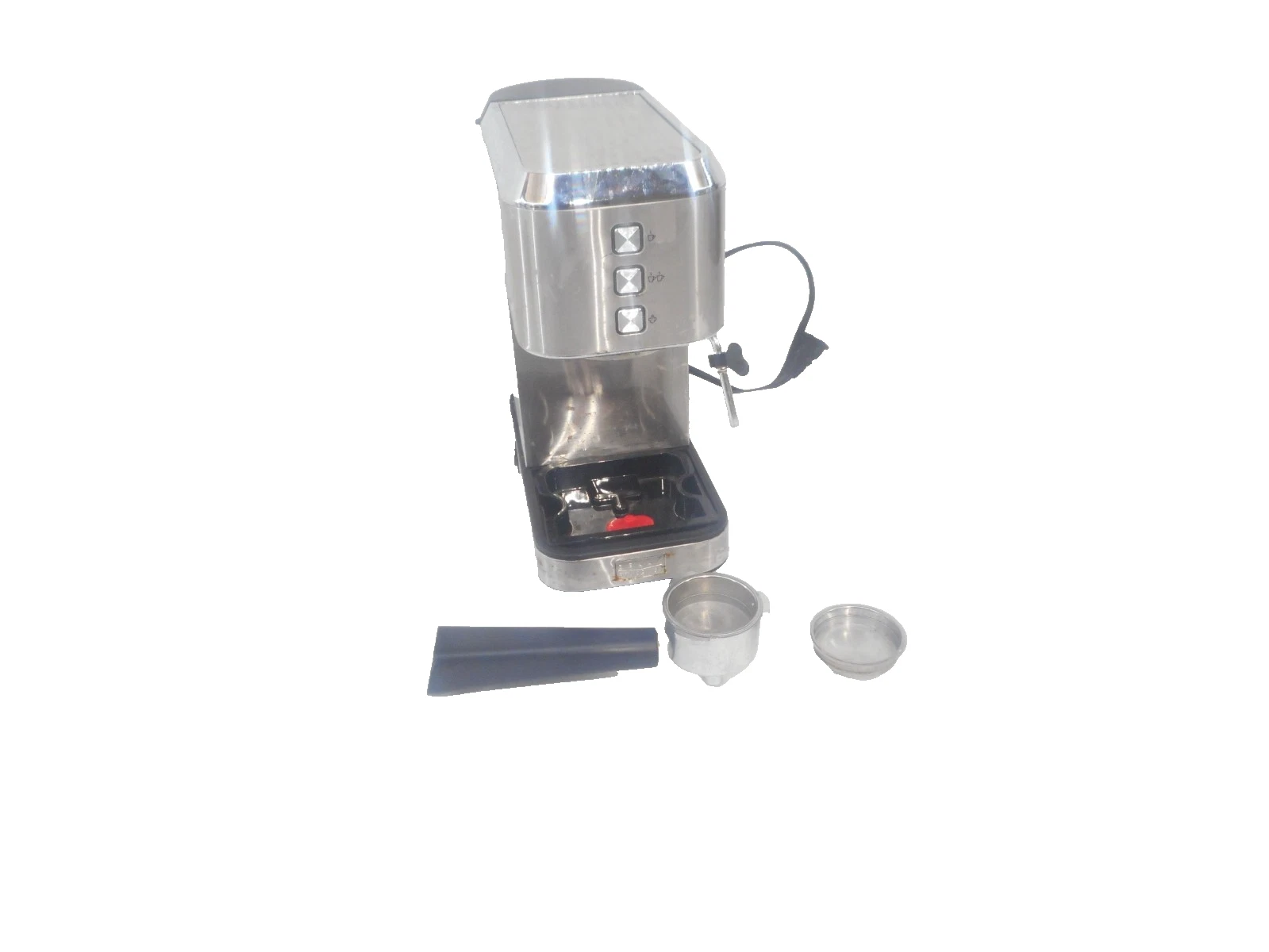 Bella Pro Series -Slim Espresso Machine w 20 Bars Pressure Stainless Steel READ