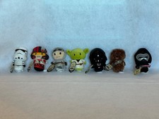 Hallmark Itty Bittys Lot Rey/Kylo/Luke/Yoda/Chewbacca/Stormtrooper/Vader NWT