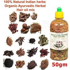 100 Natural Ayurvedic Herbal Dried Herbs Mix Hair Oil Long Healthy Hair Growth