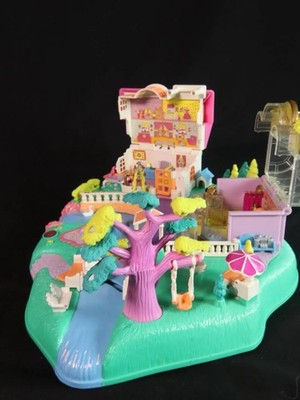 Polly Pocket 1994 Magisches bewegliches Vintage-Spielhaus, funktionsfähig,...