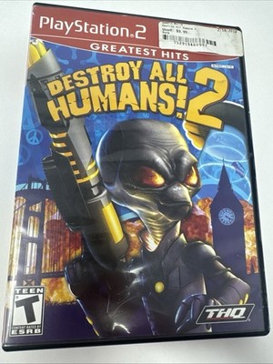 Destroy All Humans! 2 Loose PS2 Playstation 2, Authentic, Tested, Working