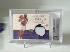 1999-00 Upper Deck UD Jason Kidd Game Jersey Patch GJP30 BGS 9 - 1:7500 Packs