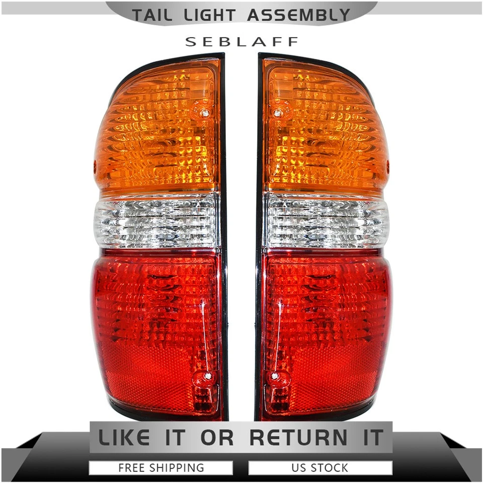 Juego de luces traseras laterales izquierda+derecha para camioneta Toyota Tacoma 2001-2004 Foto 4 de 4