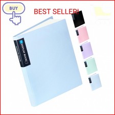 Sooez Art Portfolios 9"x12", 40 Pockets Large Portfolio Folder Display 80 Pages,