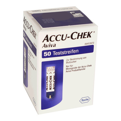 ACCU-CHEK Aviva Testtreifen Plasma II, 50 Stck., NEU,  MHD 30.09.2026