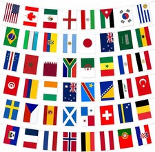World Cup Bunting for 2026 FIFA Football 48 National Flags 10m FIFA Party Banner