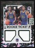 2021-22 CONTENDERS ROOKIE DUAL SWATCHES GREEN ICE MOSES MOODY/JONATHAN KUMINGA