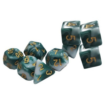 Goodman Games Dungeon Crawl Classics Thracian Smoky 9-Piece Dice Set