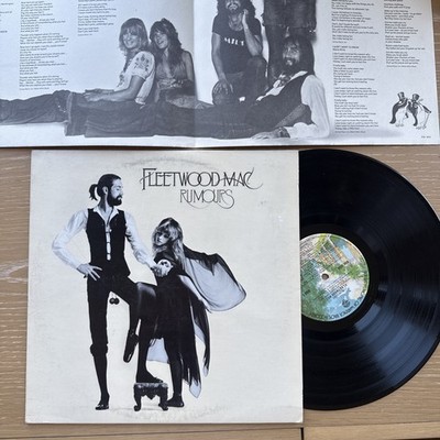 1977 Fleetwood Mac Rumours 1st US Insert Press W/Original Poster  VG+ Vinyl Lp