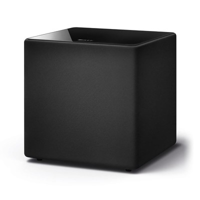 KEF Kube12b 12 Inch 300 Watt Powered Subwoofer (Black)