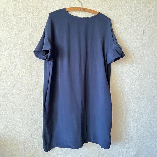 Women Cos Dress Navy 38 / M / 46
