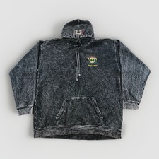 vtg cross colours Pullover Hoodie Men  s L Gray Acid Wash College