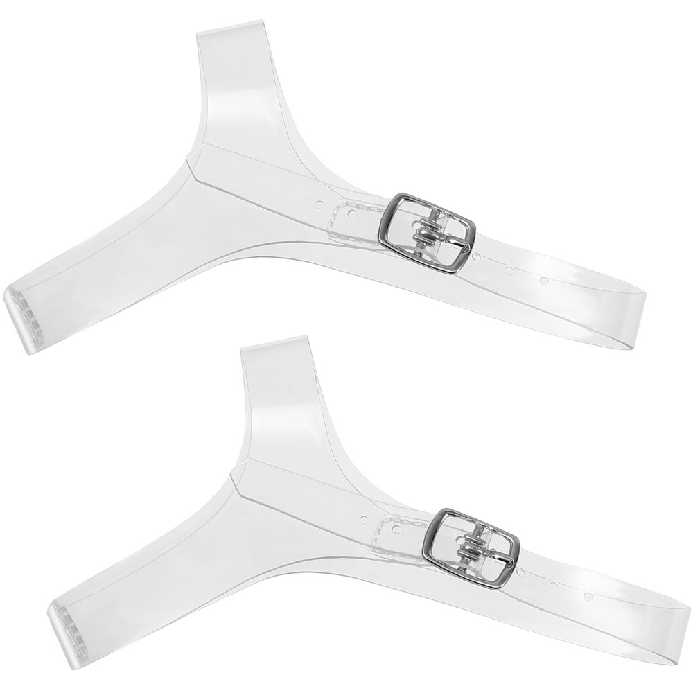 APL Set Cinghie Trasparenti per Scarpe Tacchi Antiscivolo Tacco Alto Cavigliere