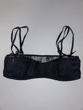 Frederick  s of Hollywood black lace bra size medium vintage Y2K Lingerie