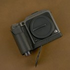 Pour Hasselblad X1D X1D II 50C sac cuir véritable cuir de vache demi-étui sac