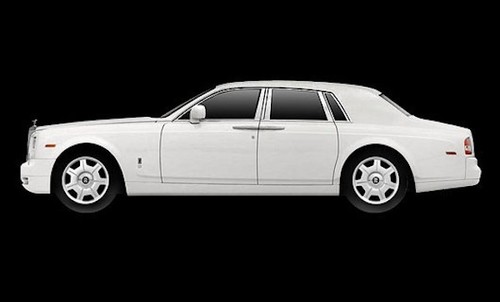 TrueScale Miniatures 2009 Rolls-Royce Phantom LWB White 1:43*New Release*Nice!!